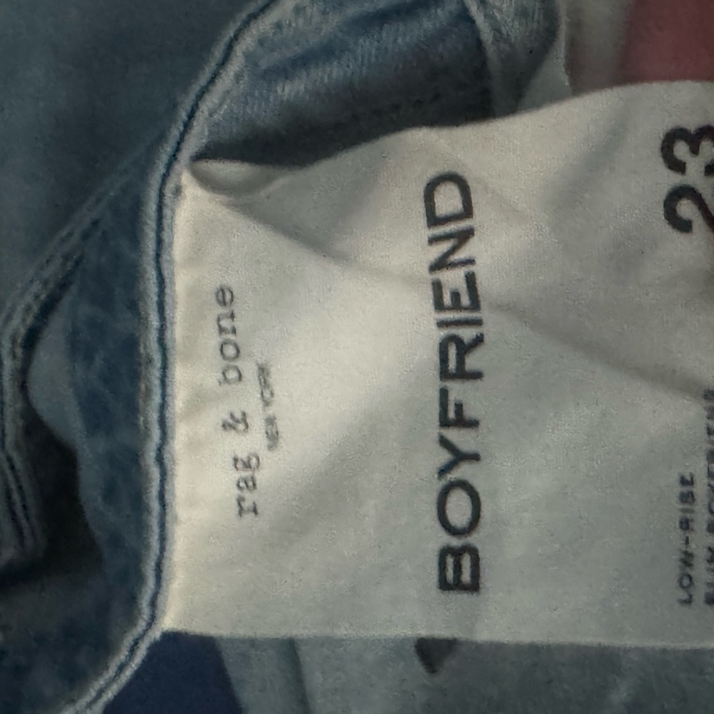 Rag & Bone Low Rise Slim Boyfriend Jeans NWT - Picture 9 of 10